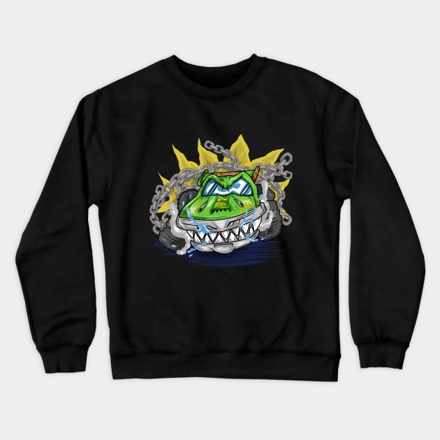 Monster car Crewneck Sweatshirt by Markus Schnabel